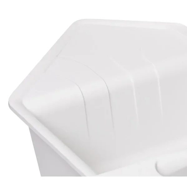 Кухонна мийка Lidz 1000×500 мм/225 WHI-01 зі штучного каменю біла кутова з додатковою чашею (LIDZWHI011000500225)
