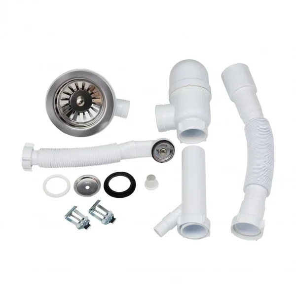 Кухонна мийка Lidz COL-06 770×490 мм/200 зі штучного каменю світло-бежева з універсальним крилом (LIDZCOL06770490200)