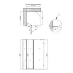 Душевая кабина Qtap Capricorn BLA1099SC6 черная с прозрачным стеклом 6 мм, 90×90 мм см, с покрытием CalcLess, без поддона (CAPBLA1099SC6)
