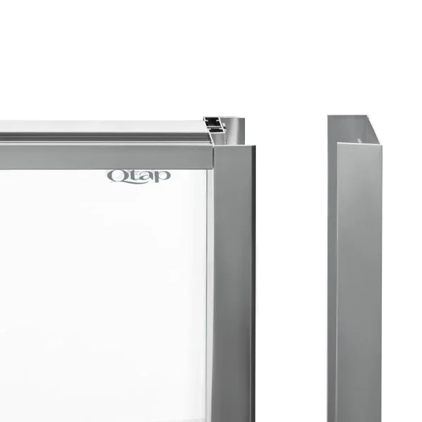 Душова кабіна Qtap Scorpio CRM10115-AC6 хромована 100×100 мм см з прозорим склом 6 мм, з покриттям CalcLess, без піддона (SCOCRM10115AC6)