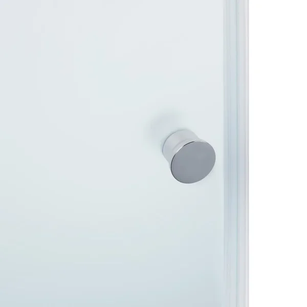 Душова кабіна Qtap Pisces CRM107-9SP5 хромована з матовим склом 5 мм, розсувна 75-90×75 мм-90 см без піддона (PISCRM1079SP5)