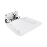 Сидіння для душу Qtap Comfort CRM5035 хромоване з нержавіючої сталі та ABS-пластику, навантаження до 250 кг (COMFCRM5035)