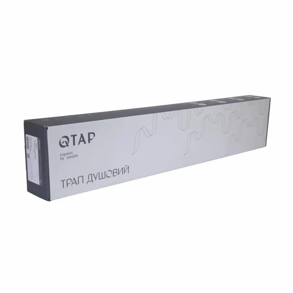 Трап Qtap Dry Tile304-800 линейный с сухим затвором под плитку 800 мм