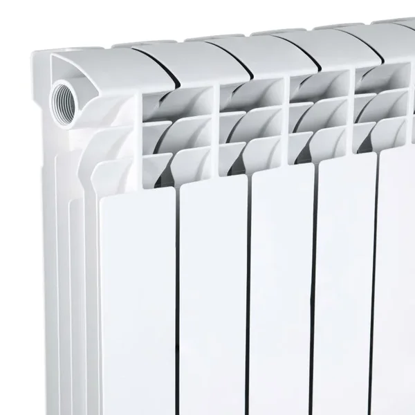 Биметаллический радиатор Thermo Alliance Bi-Vulcan 500/100 белый на 10 секций (V500100B)
