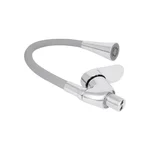 Смеситель для кухни Lidz Tani 008F3 серый / хром с гибким изливом (LDTAN008F3GCR39507)