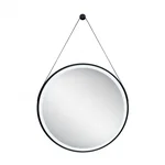 Дзеркало Qtap Robin R600 алюмінієве на ремені з LED-підсвічуванням (QT13786502B)