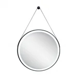 Дзеркало Qtap Robin R600 алюмінієве на ремені з LED-підсвічуванням (QT13786502B)