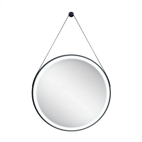 Дзеркало Qtap Robin R600 алюмінієве на ремені з LED-підсвічуванням (QT13786502B)