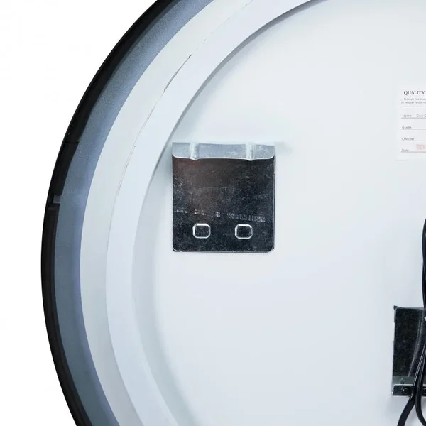 Дзеркало Qtap Robin R600 алюмінієве на ремені з LED-підсвічуванням (QT13786502B)