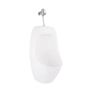 Писсуар подвесной Qtap Crow с краном-дозатором 390х330х660 White QT0588112HW