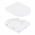 Унитаз-компакт Qtap Presto безободковый с сиденьем Soft-close QT24221217AW