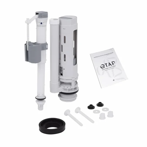 Унитаз-компакт Qtap Presto безободковый с сиденьем Soft-close QT24221217AW