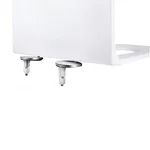 Сиденье для унитаза Qtap Robin Slim QT99HXU13W дюропластовое белое с микролифтом и быстрым съемом (QT99HXU13W)