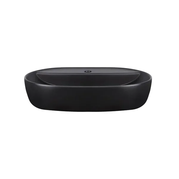 Раковина-чаша Qtap Scorpio QT142203MBMB матова чорна з донним клапаном (QT142203MBMB)