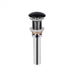 Раковина-чаша Qtap Scorpio QT142203MBMB матова чорна з донним клапаном (QT142203MBMB)