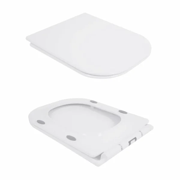 Унітаз-компакт Qtap Nando безобідковий з сидінням Soft-close QT12221222AW