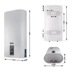 Водонагрівач електричний Thermo Alliance DT30V20G-D/2 плоский вертикальний 30 л з сухим ТЕНом 2 кВт (DT30V20GPDD2)