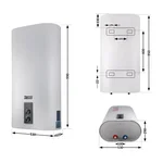 Водонагреватель Thermo Alliance DT80V20G-D/2 белый, плоский вертикальный на 80 л с сухим ТЭНом 2 кВт (DT80V20GPDD2)