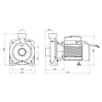 Насос поверхневий відцентровий Thermo Alliance CPm200/2 1,5 кВт, 380 В
