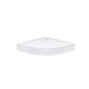 Душевой поддон Qtap Robin 308812C акриловый белый угловой 80×80×12 мм см с сифоном (ROBIN308812C)