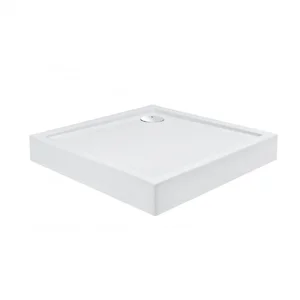 Квадратный душевой поддон Qtap Tern 309912C акриловый белый 90×90 мм см с сифоном (TERN309912C)