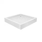 Душовий піддон Lidz Mazur ST80×80×16 мм акриловий білий квадратний (LMAST808016)