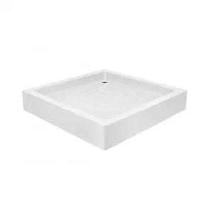 Душовий піддон Lidz Mazur ST80×80×16 мм акриловий білий квадратний (LMAST808016)