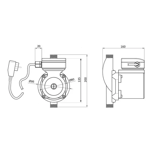 Циркуляційний насос для підвищення тиску Thermo Alliance LPS25-13Z 260 Вт (LPS2513Z)