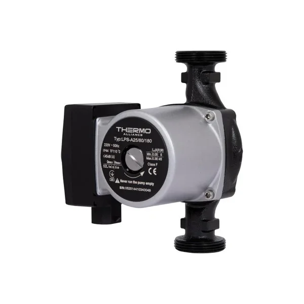 Циркуляційний насос Thermo Alliance LPSA 25/60/180 з мідною обмоткою, енергозберігаючий (LPSA2560180)