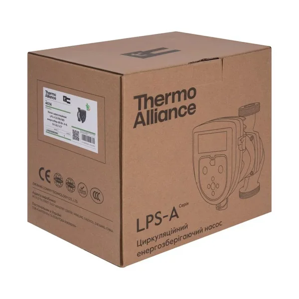 Циркуляційний насос Thermo Alliance LPSA 32/80/180 з мідною обмоткою енергозберігаючий (LPSA3280180)