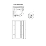Душова кабіна Lidz SC80x80SATMIDGR Latwa SC80×80 мм.SAT.MID.GR сатинова з тонованим склом 4 мм без піддона (LLSC8080SATMIDGR2)