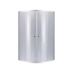 Душова кабіна Lidz SC80x80SATMIDGR Latwa SC80×80 мм.SAT.MID.GR сатинова з тонованим склом 4 мм без піддона (LLSC8080SATMIDGR2)