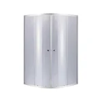 Душова кабіна Lidz Latwa SC90x90.SAT.HIGH.GR, скло тоноване 4 мм без піддона