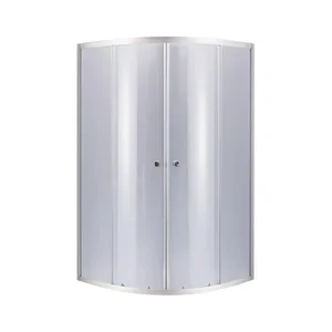 Душова кабіна Lidz SC90x90SATMIDGR SC90×90 мм.SAT.MID.GR сатинова з тонованим склом 4 мм без піддона (LLSC9090SATMIDGR2)