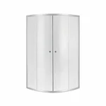 Душова кабіна Lidz SC90x90SATLOWFR Latwa SC90×90 мм.SAT.LOW.FR сатинова з матовим склом 4 мм, без піддона (LLSC9090SATLOWFR2)
