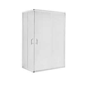 Душова кабіна Lidz SC100x80SATLOWFR Wawel SC100×80 мм.SAT.LOW.FR сатинова з матовим склом 5 мм без піддона (LWASC10080SATLOWFR2)