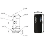 Теплоакумулятор Thermo Alliance TA-ТАМ-00 1000 з ізоляцією 60 мм
