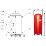 Теплоаккумулятор Thermo Alliance TA-ТАМ-00 300 без изоляции