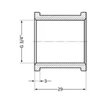 Муфта равнопроходная Thermo Alliance Standart SD40420 латунная с внутренней резьбой 3/4 (SD40420)