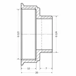 Перехід редукційний Thermo Alliance 1/2х1/4 Standart 1/2