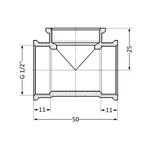 Тройник Thermo Alliance Standart 1/2