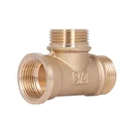 Тройник равнопроходной Thermo Alliance Standart SD41420 латунный с резьбой ВНН 3/4 (SD41420)