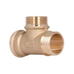 Тройник равнопроходной Thermo Alliance Standart SD41420 латунный с резьбой ВНН 3/4 (SD41420)