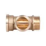 Тройник равнопроходной Thermo Alliance Standart SD41420 латунный с резьбой ВНН 3/4 (SD41420)