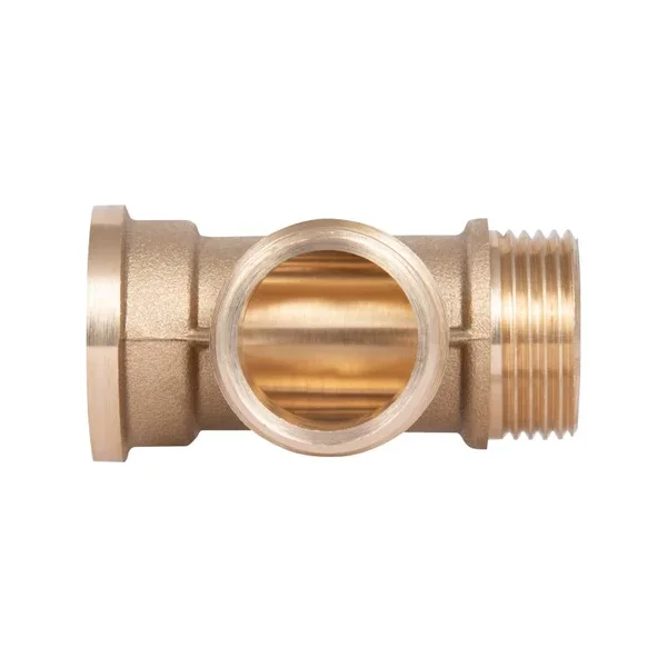 Тройник равнопроходной Thermo Alliance Standart SD41420 латунный с резьбой ВНН 3/4 (SD41420)