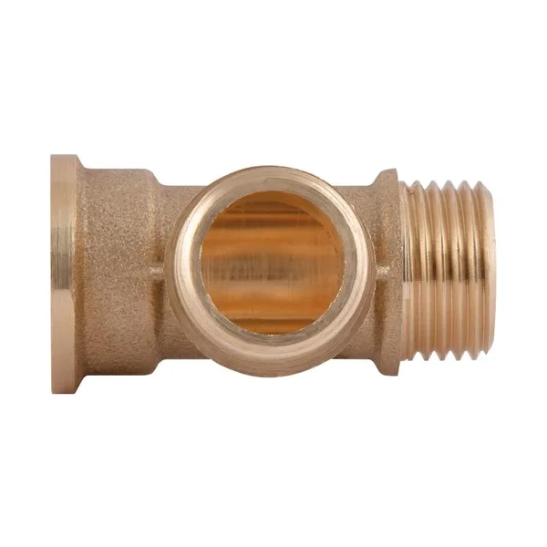 Тройник равнопроходной Thermo Alliance Standart SD41415 латунный 1/2