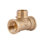 Тройник равнопроходной Thermo Alliance Standart SD41515 латунный 1/2