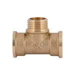 Тройник равнопроходной Thermo Alliance Standart SD41515 латунный 1/2