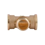 Тройник равнопроходной Thermo Alliance Standart SD41515 латунный 1/2