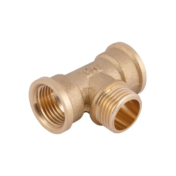 Тройник равнопроходной Thermo Alliance Standart SD41515 латунный 1/2